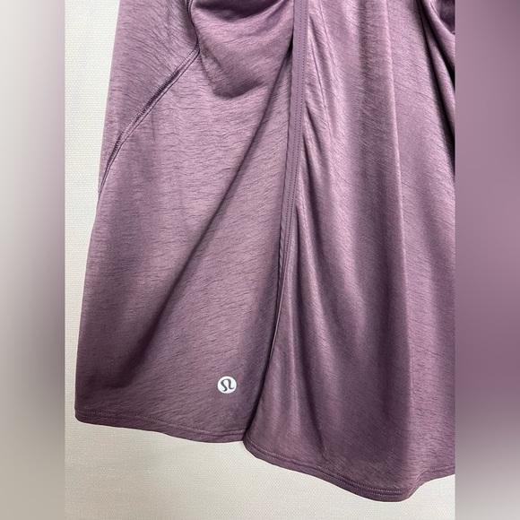 Lululemon Purple Tank Top, open crossed back - Picture 4 of 5